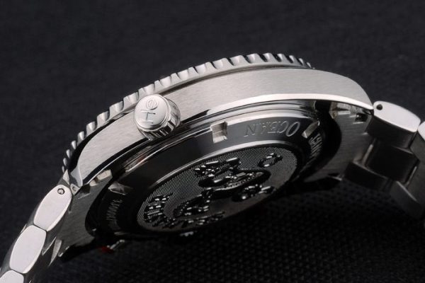 Omega Seamaster Planet Ocean Tachymètre Orange Cadran Noir Bracelet Acier Inoxydable 80241 – Image 3