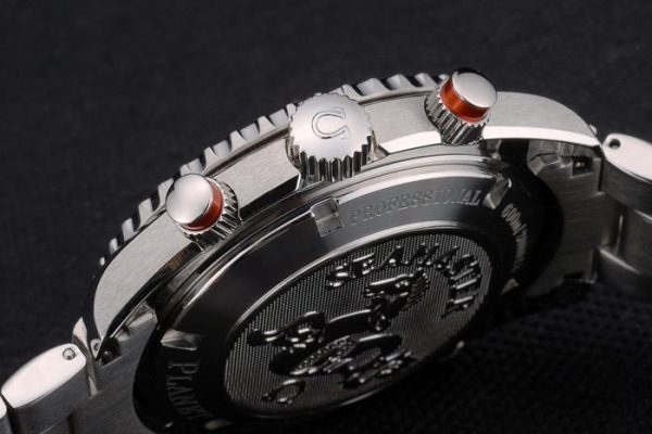 Omega Seamaster Planet Ocean Tachymètre Orange Cadran Noir Bracelet Acier Inoxydable 80241 – Image 2