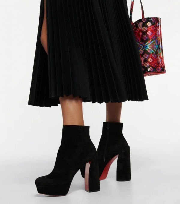 Christian Louboutin Movida 130mm Bottines en Daim – Image 5