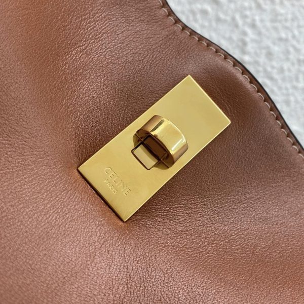 Faux Celine Bucket 16 Sac en marron – Image 10