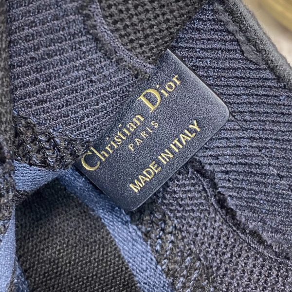 Réplique Mini Sac Dior Book Tote en camouflage bleu – Image 6