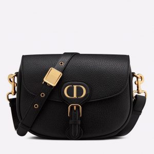Contrefaçon Sac Dior Bobby Medium en noir
