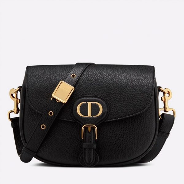 Contrefaçon Sac Dior Bobby Medium en noir