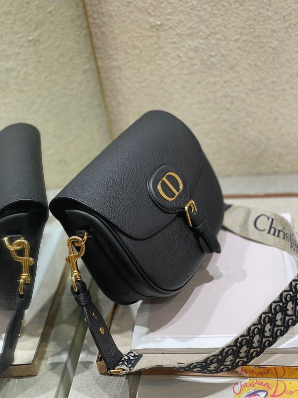 Imitation Grand Sac Dior Bobby en noir – Image 5