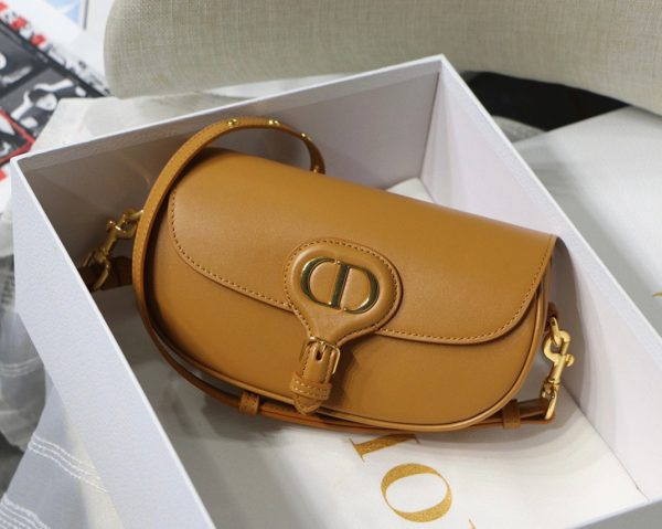 Contrefaçon Sac Dior Bobby East-West en brun – Image 8