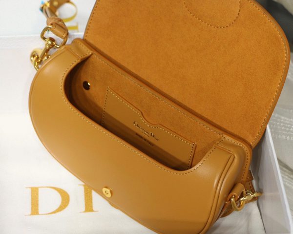Contrefaçon Sac Dior Bobby East-West en brun – Image 6