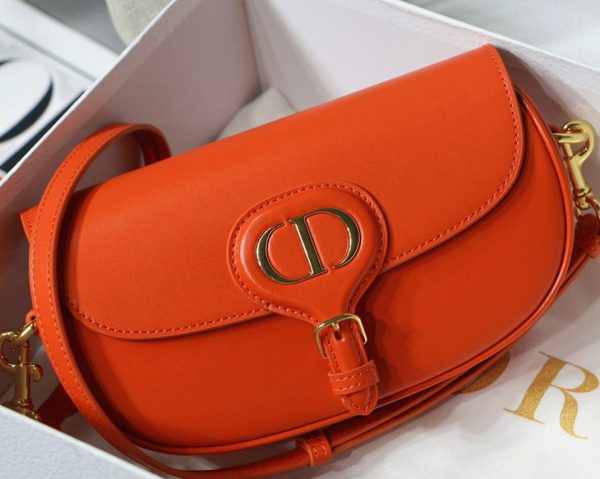 Réplique Sac Dior Bobby East-West en orange – Image 10