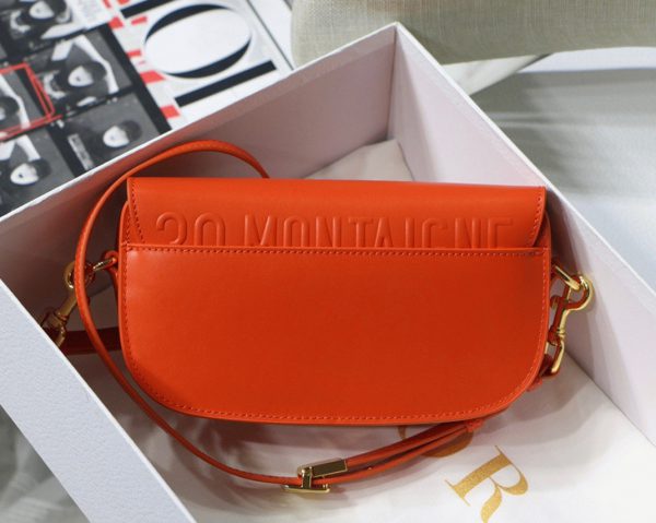 Réplique Sac Dior Bobby East-West en orange – Image 9