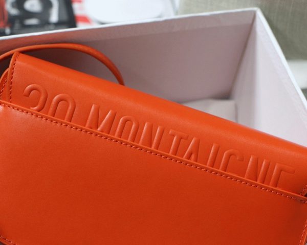 Réplique Sac Dior Bobby East-West en orange – Image 8