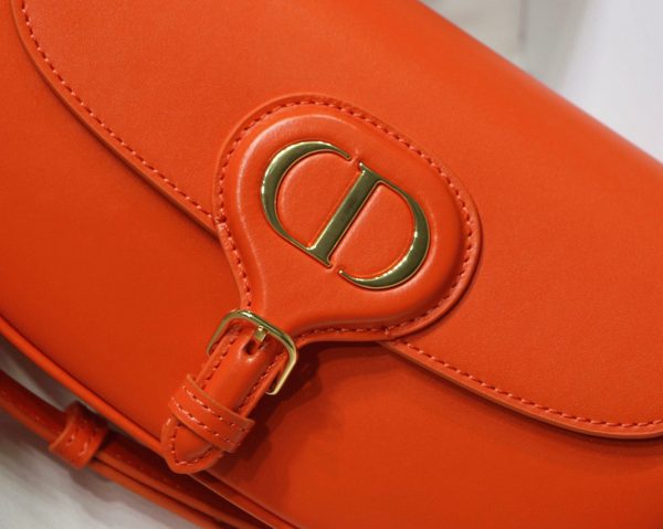 Réplique Sac Dior Bobby East-West en orange – Image 7