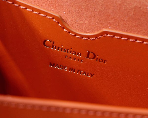 Réplique Sac Dior Bobby East-West en orange – Image 6