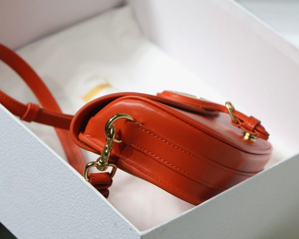 Réplique Sac Dior Bobby East-West en orange – Image 4