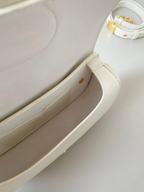 Fausse Sac Dior Bobby East-West en blanc – Image 10