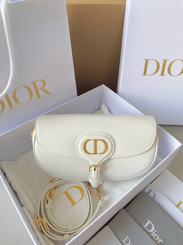 Fausse Sac Dior Bobby East-West en blanc – Image 7
