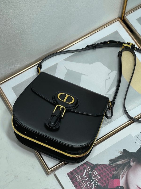 Fausse Sac Dior Bobby Frame en noir – Image 6