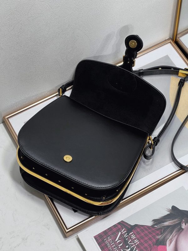 Fausse Sac Dior Bobby Frame en noir – Image 3