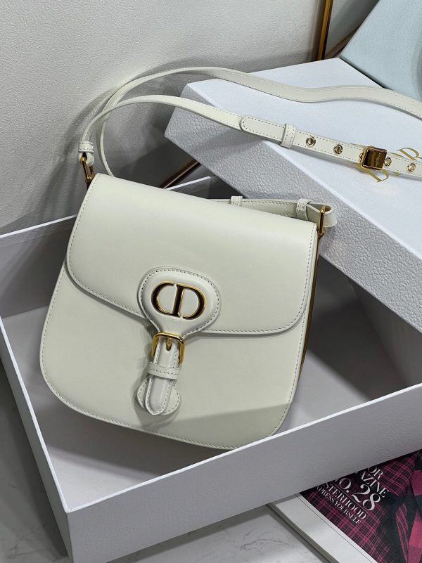 Réplique Sac Dior Bobby Frame en blanc