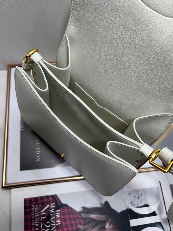 Réplique Sac Dior Bobby Frame en blanc – Image 3