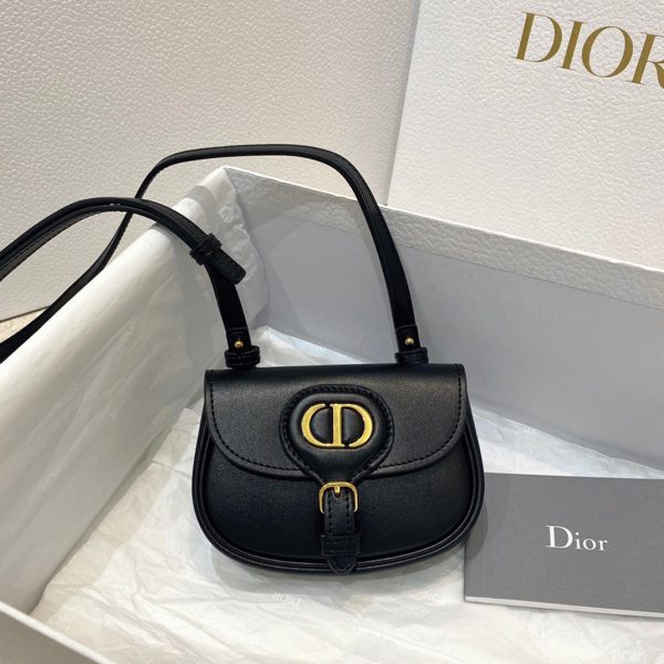 Fausse Micro Sac Dior Bobby en noir – Image 8