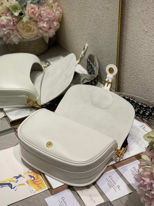 Réplique Grand Sac Dior Bobby en blanc – Image 9