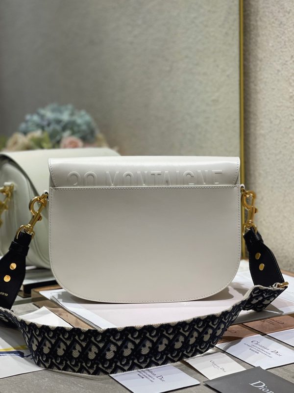 Réplique Grand Sac Dior Bobby en blanc – Image 7