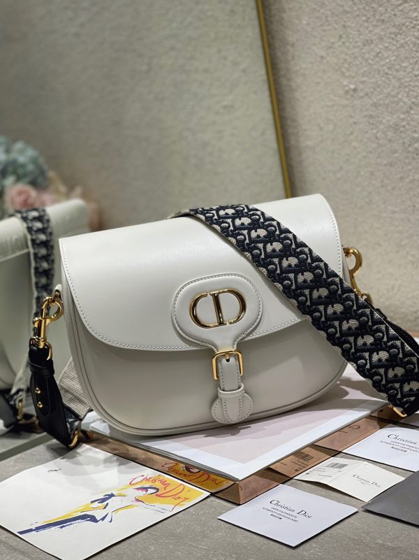 Réplique Grand Sac Dior Bobby en blanc – Image 6