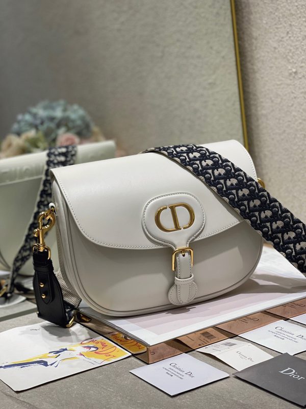 Réplique Grand Sac Dior Bobby en blanc – Image 4