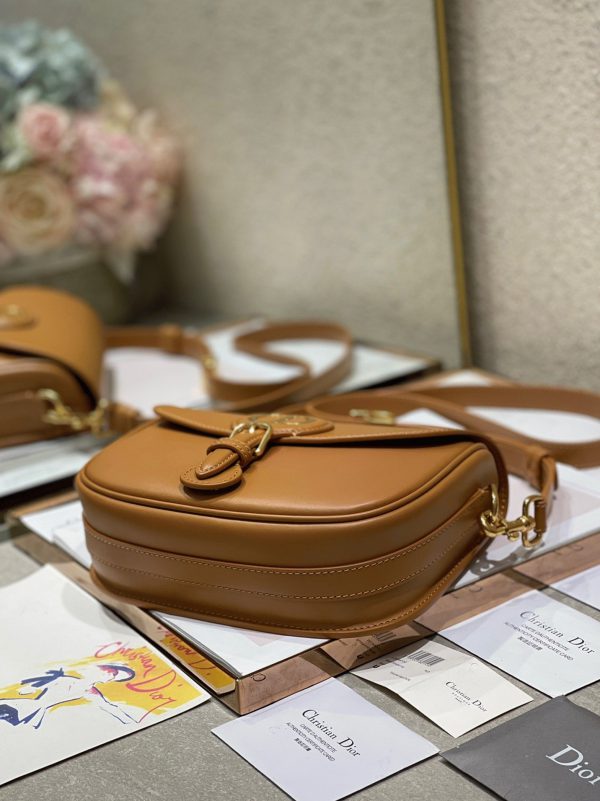 Fausse Sac Dior Bobby Medium en brun – Image 6