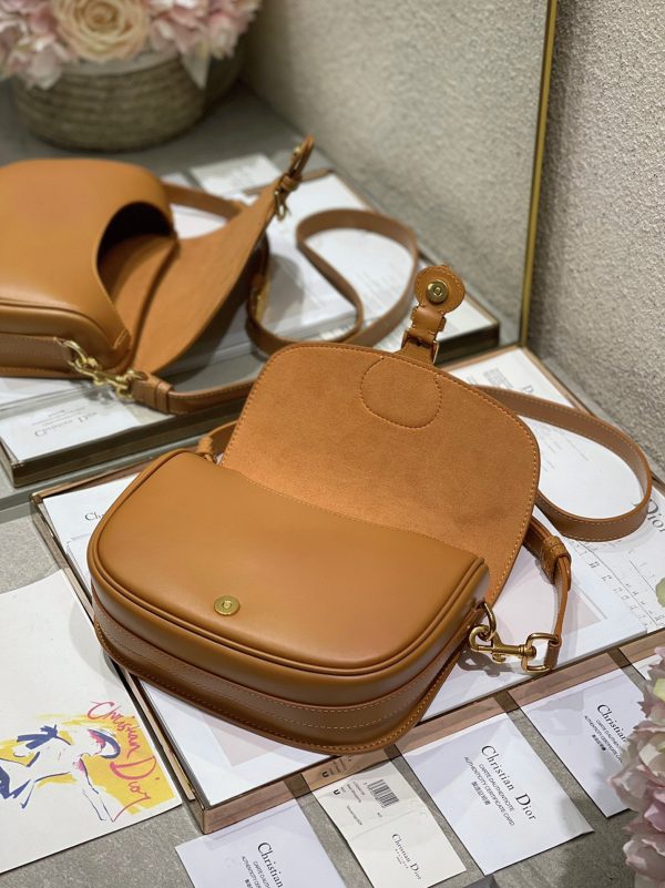 Fausse Sac Dior Bobby Medium en brun – Image 5