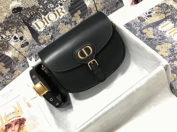 Imitation Sac Dior Bobby Medium en noir – Image 4