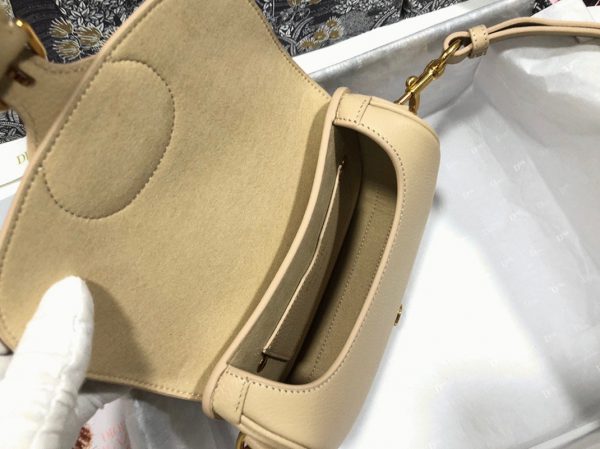 Fausse Sac Dior Bobby Medium en beige – Image 2