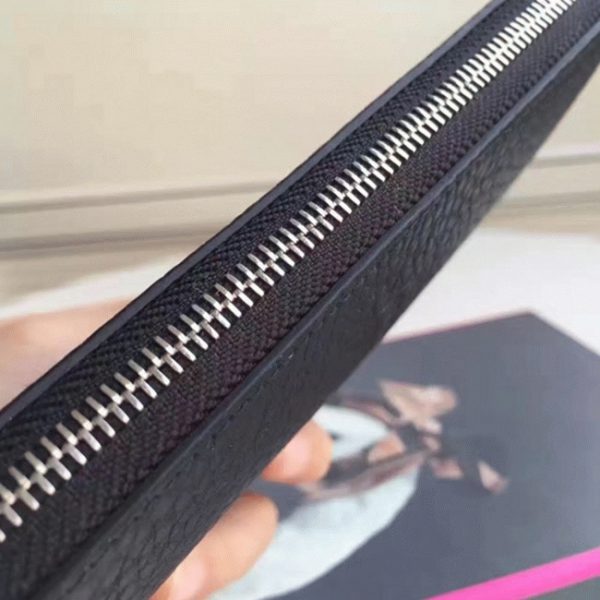 Réplique AAA Portefeuille Hermès Azap Zippé Noir – Image 7