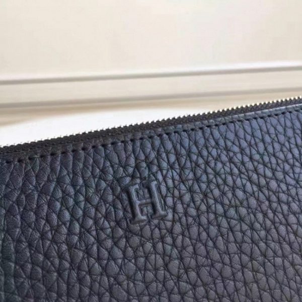 Réplique AAA Portefeuille Hermès Azap Zippé Noir – Image 6