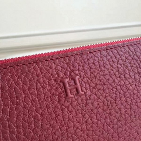 Designer Contrefa?on Portefeuille Hermès Rubis Azap Zippé – Image 3