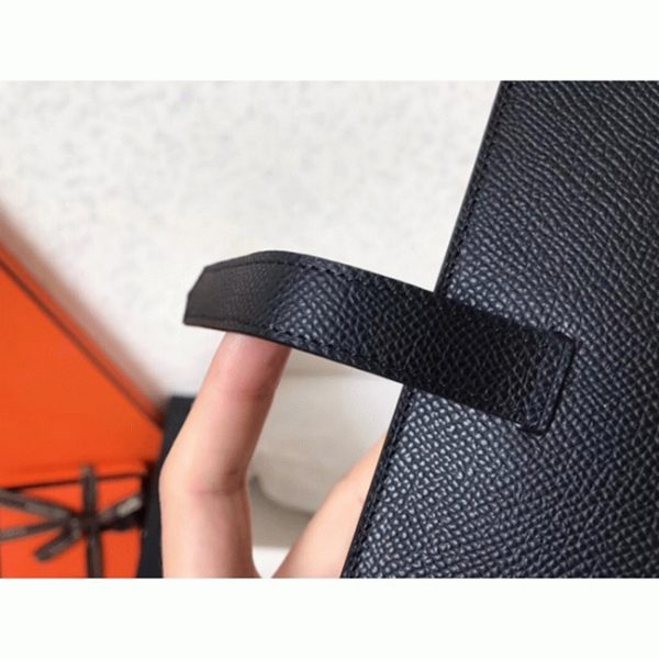 Copie Designer Portefeuille Hermès Bearn Noir Epsom – Image 8