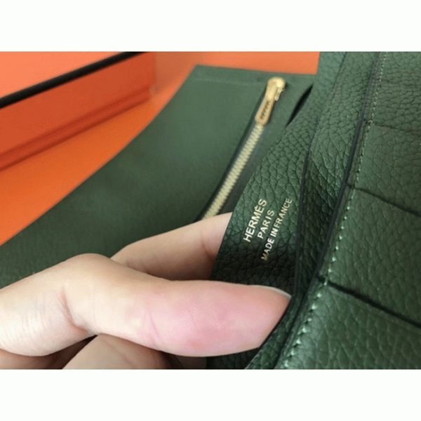 Contrefaçon Portefeuille Hermès Bearn Canopee Clémence – Image 3