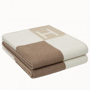 Réplique Couverture Avalon Vibration Hermès écru Naturel