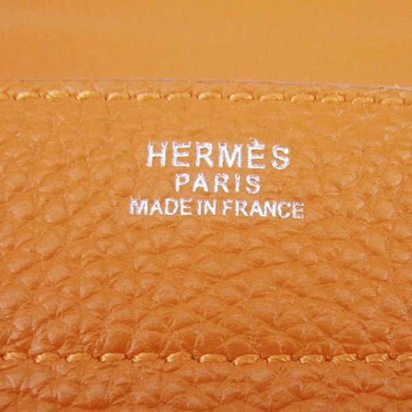 Sacoche Hermès Sac A Depeches 38CM Contrefa?on Orange – Image 3