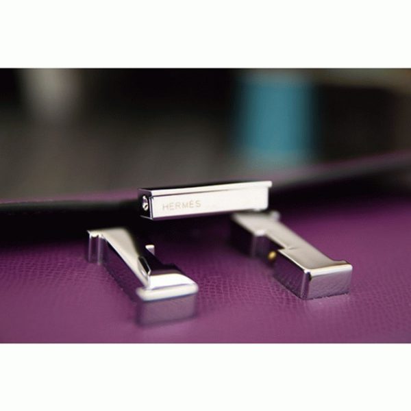 Faux Portefeuille Designer Constance Hermès Violet – Image 8