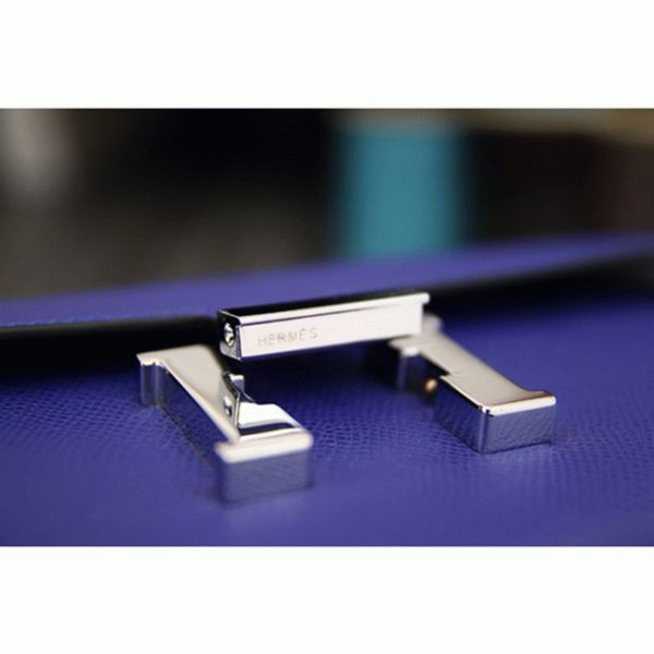 Réplique Portefeuille Constance Hermès Bleu électrique – Image 8