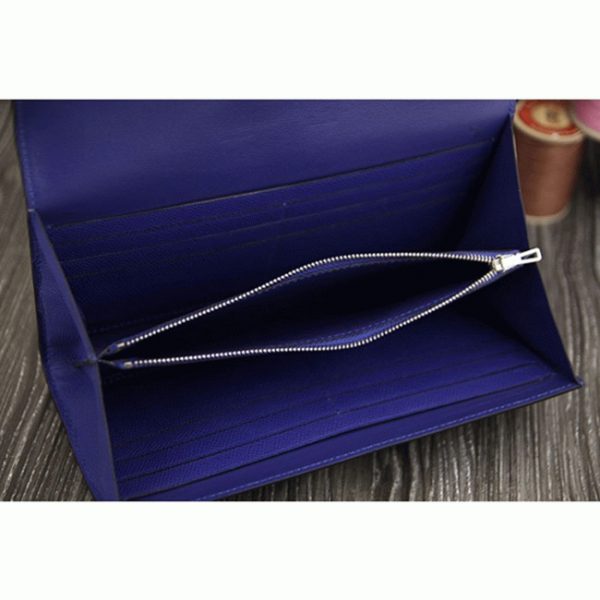 Réplique Portefeuille Constance Hermès Bleu électrique – Image 7