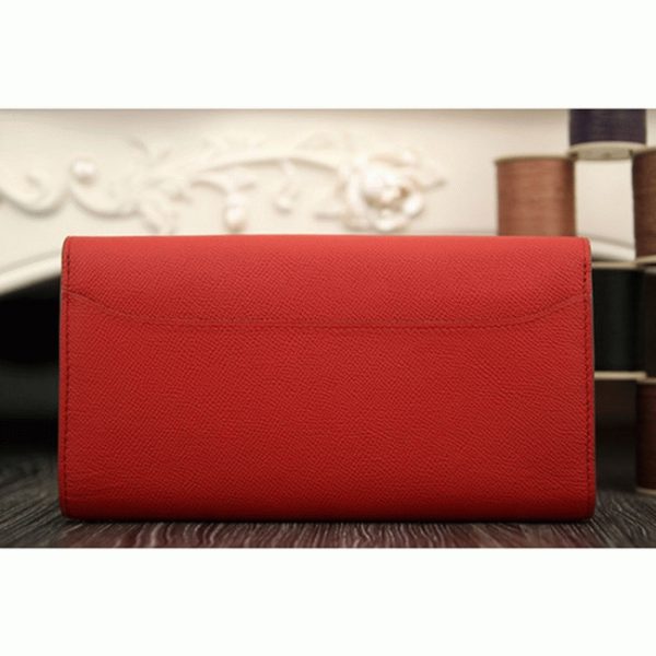 Fausse Réplique AAA Portefeuille Constance Hermès Rouge – Image 3