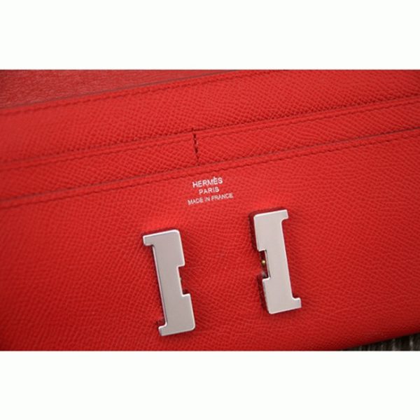Fausse Réplique AAA Portefeuille Constance Hermès Rouge – Image 2