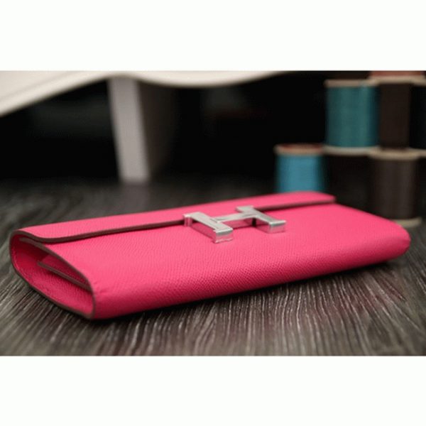 Contrefaçon Portefeuille Constance Hermès Pêche – Image 3