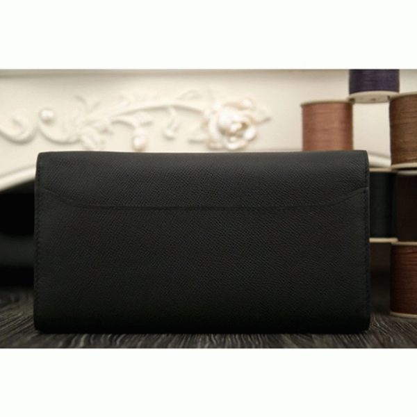 Faux Portefeuille Designer Constance Hermès Noir – Image 6