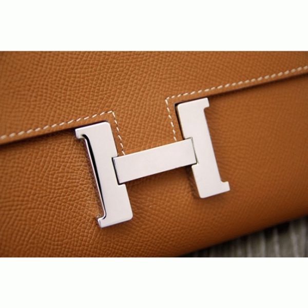 Réplique Portefeuille Constance Hermès Marron – Image 8