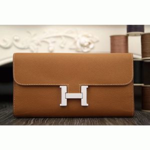Réplique Portefeuille Constance Hermès Marron