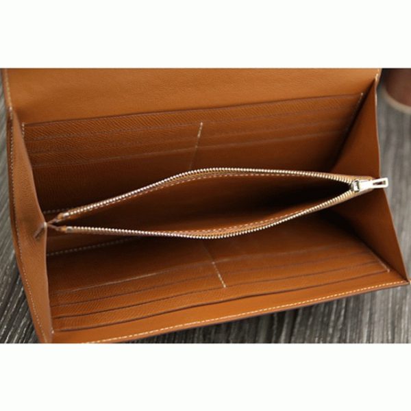 Réplique Portefeuille Constance Hermès Marron – Image 7