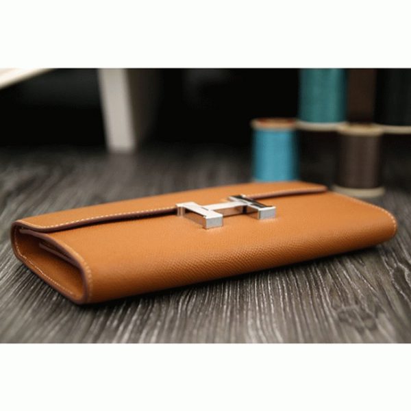 Réplique Portefeuille Constance Hermès Marron – Image 3