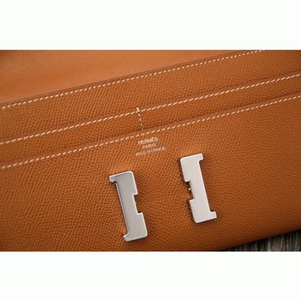 Réplique Portefeuille Constance Hermès Marron – Image 2